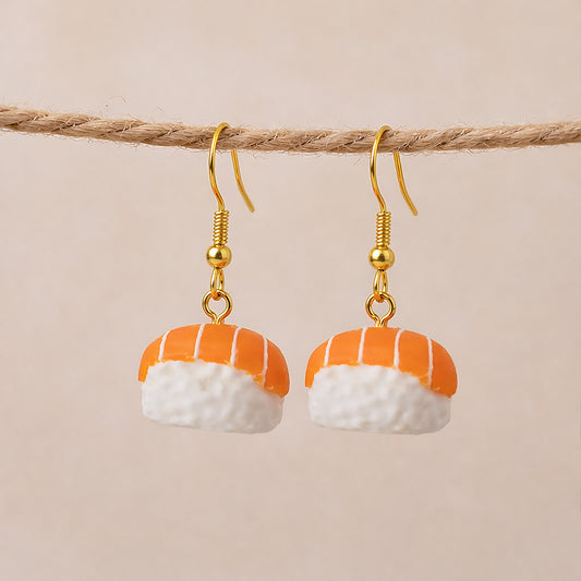 3D Print Oorbel - Sushi 'Nigiri Zalm'