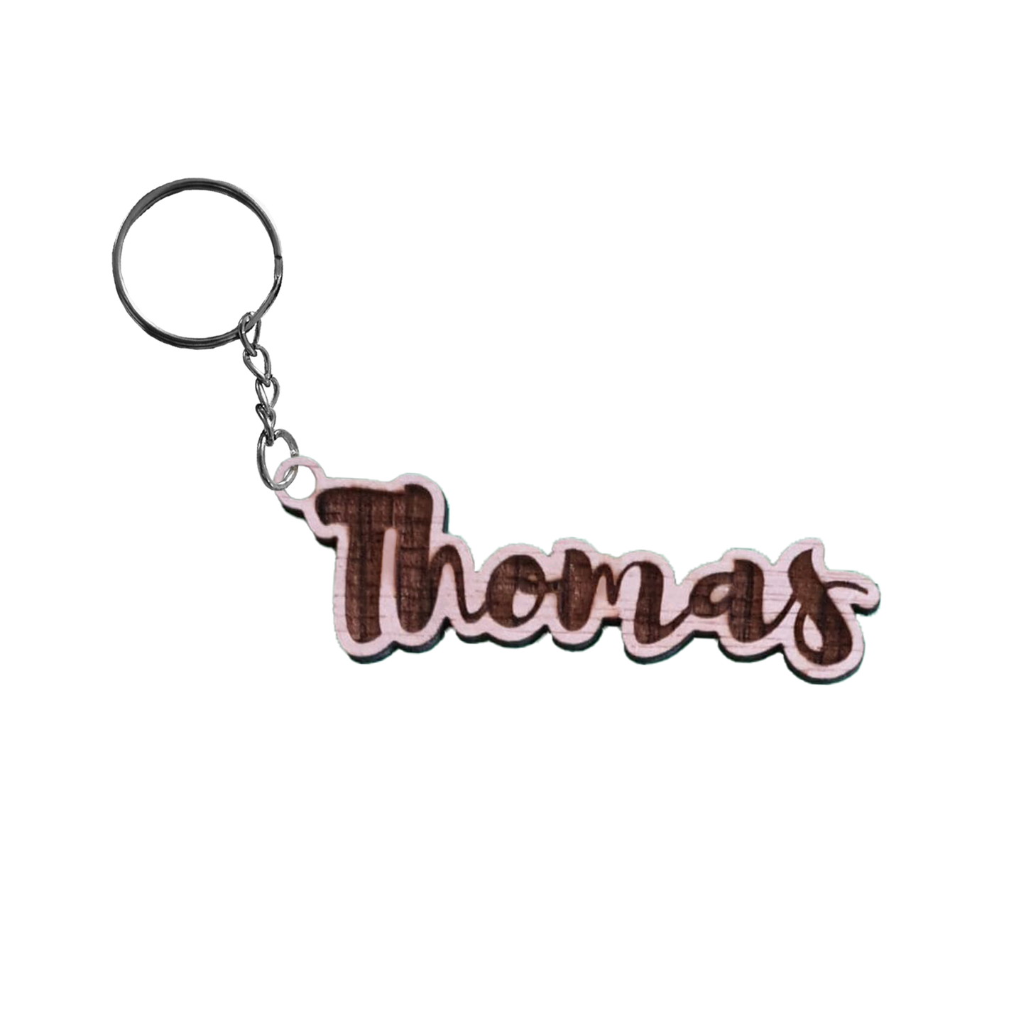 Sleutelhanger - Houten naam