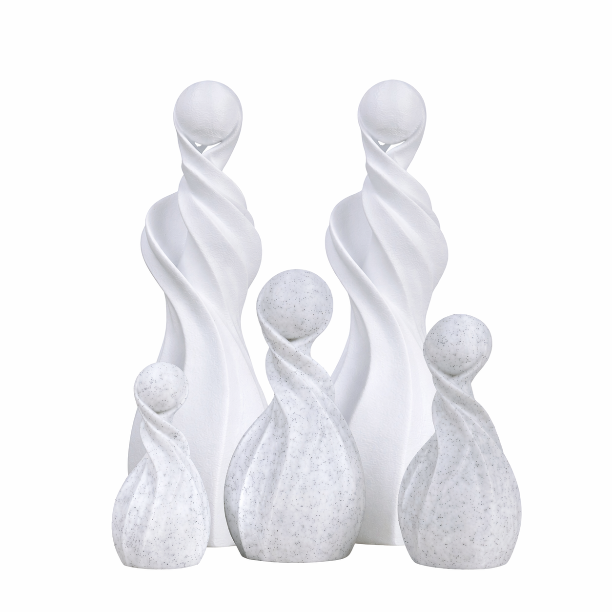 Gezinssculpturen - Grijs