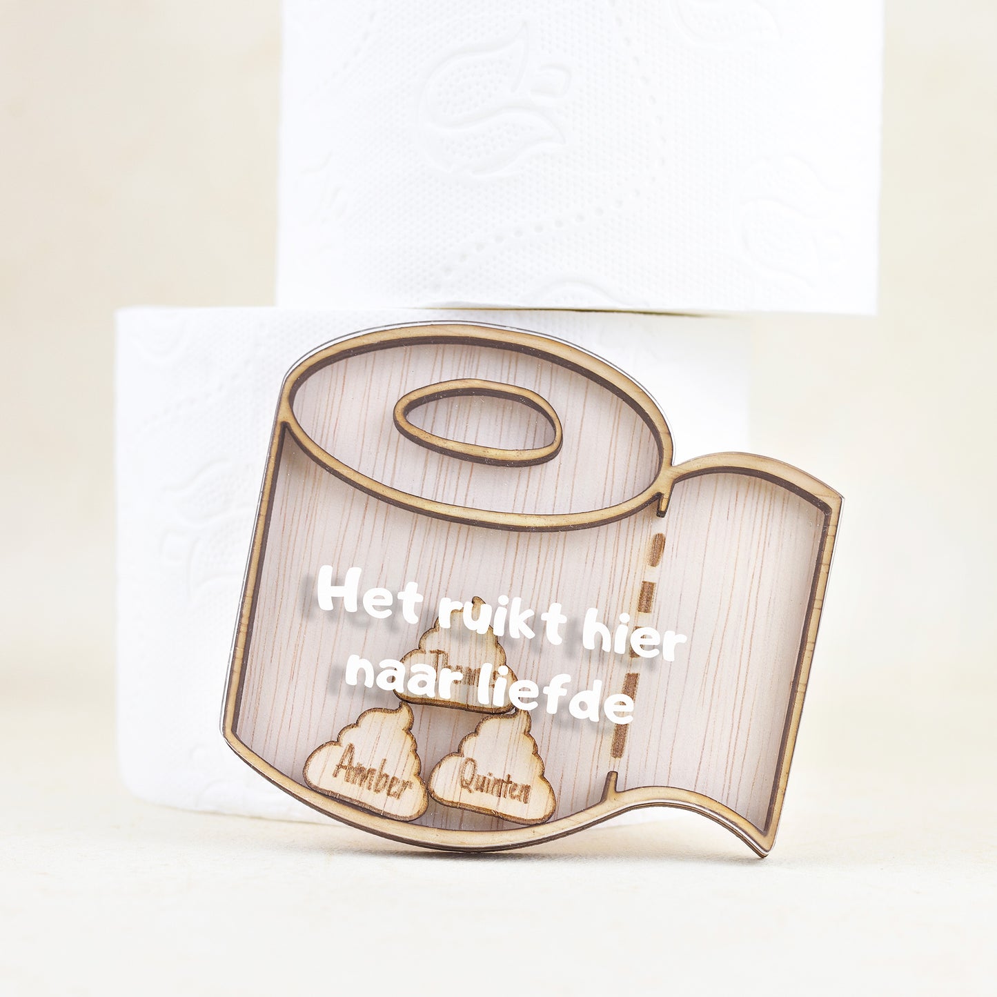 Familiemagneet - Wc-rol