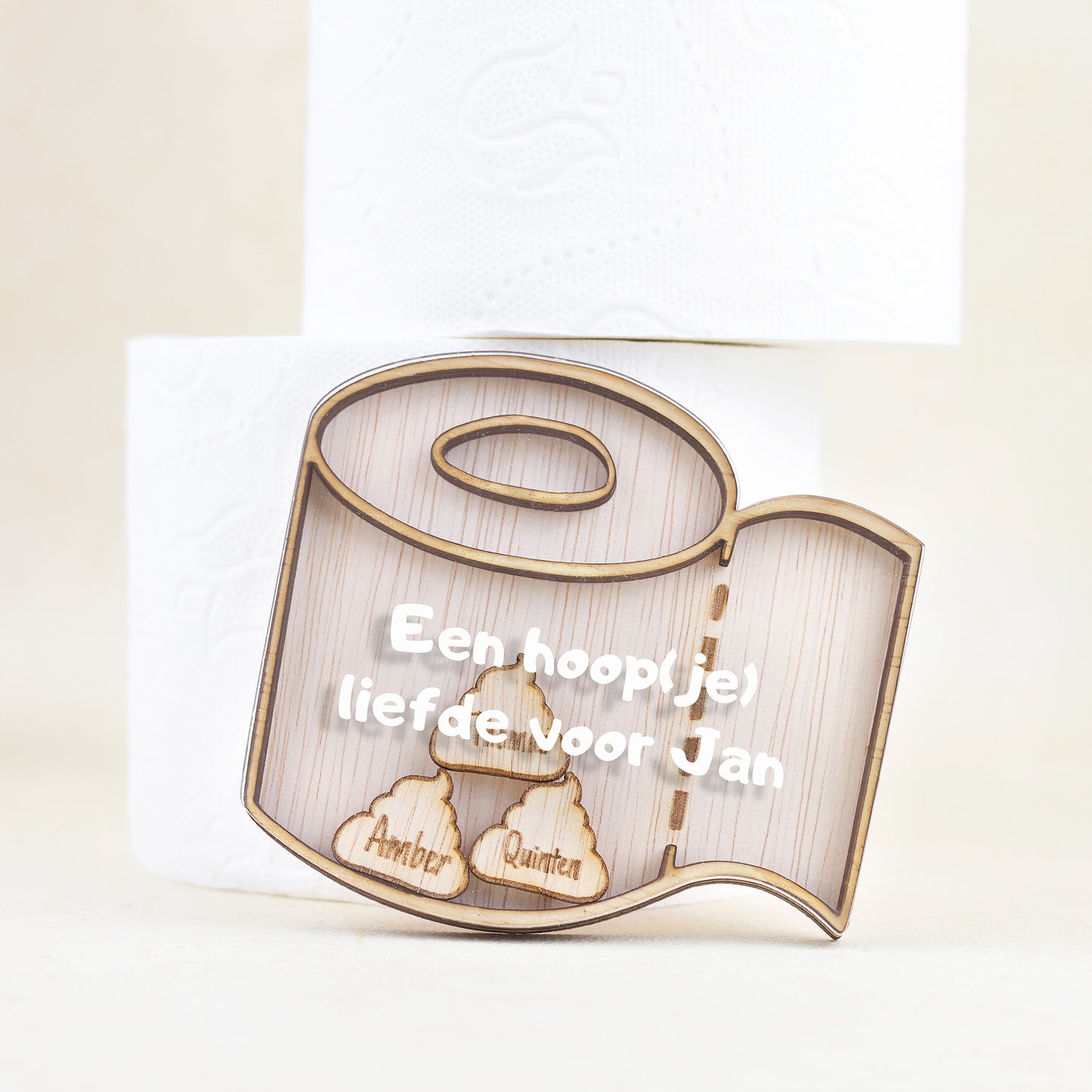 Familiemagneet - Wc-rol