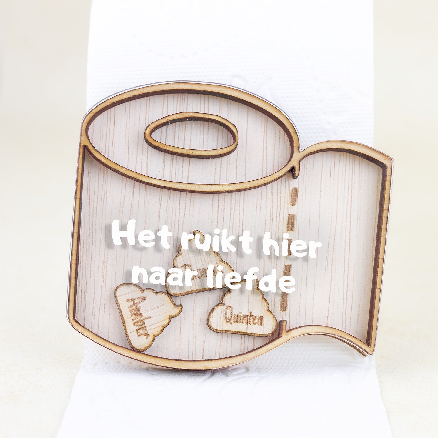 Familiemagneet - Wc-rol