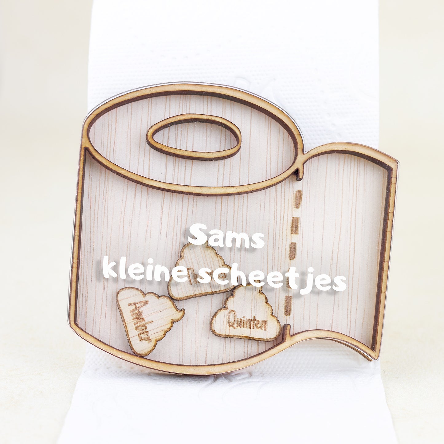 Familiemagneet - Wc-rol