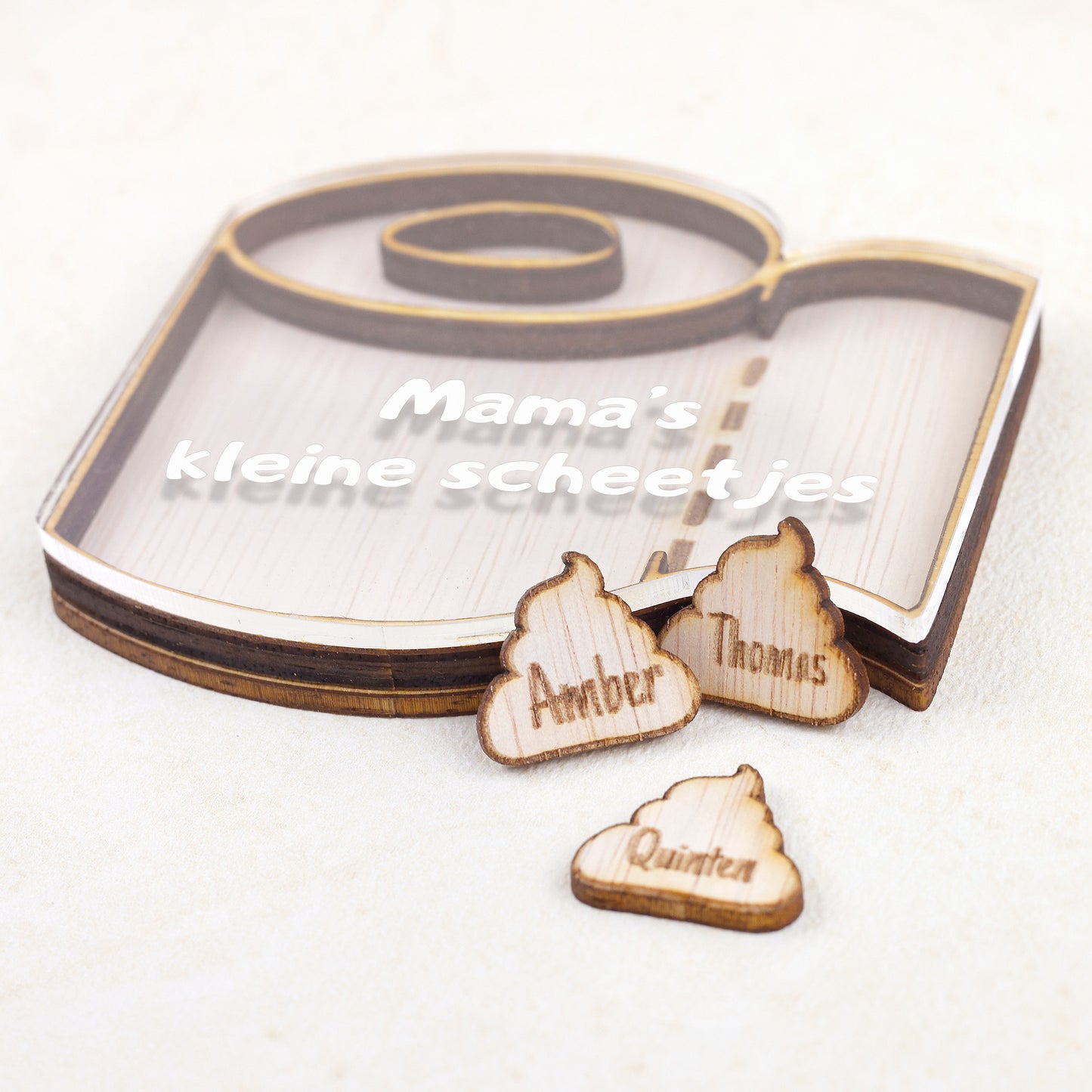 Familiemagneet - Wc-rol