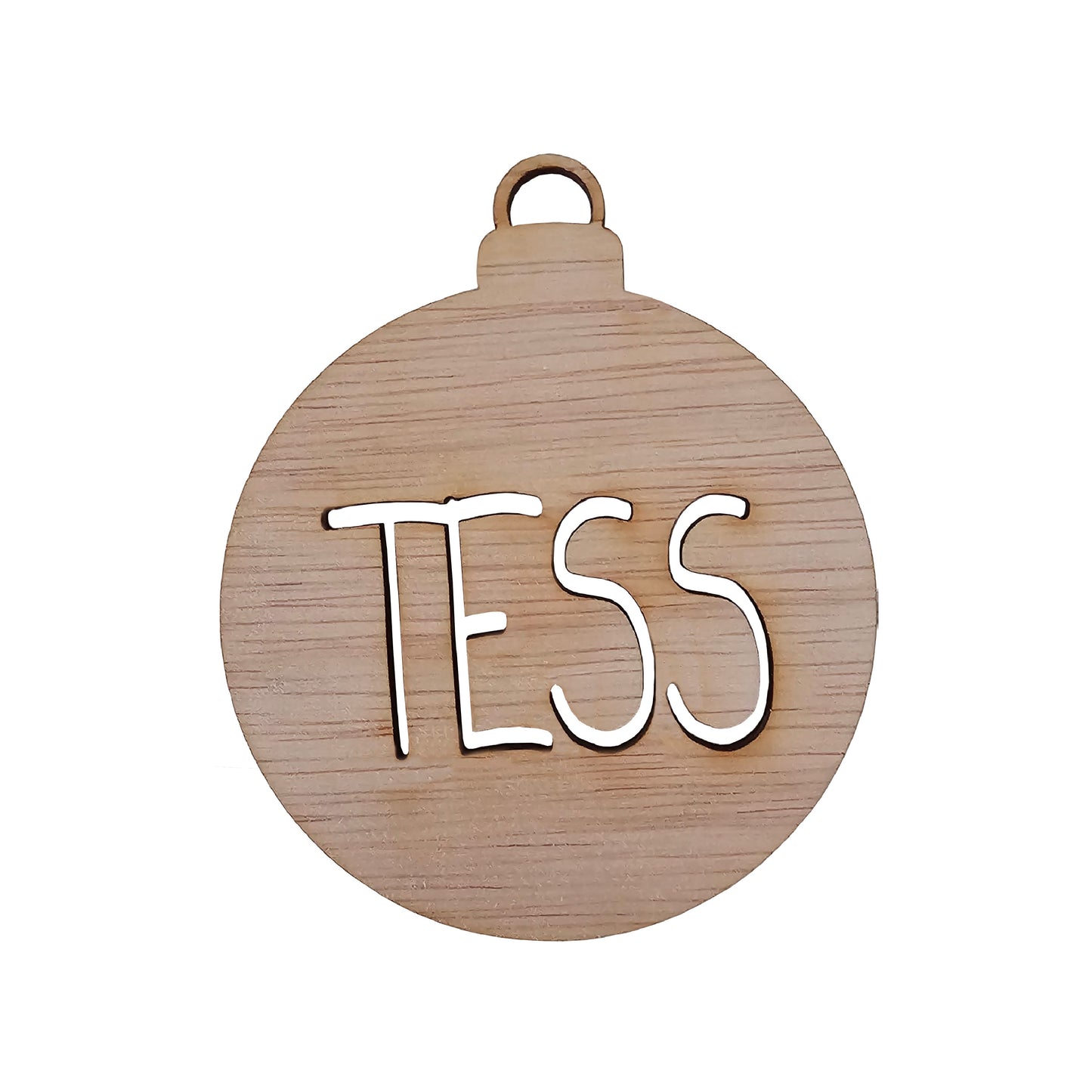 Kerstbal - Naam simpel