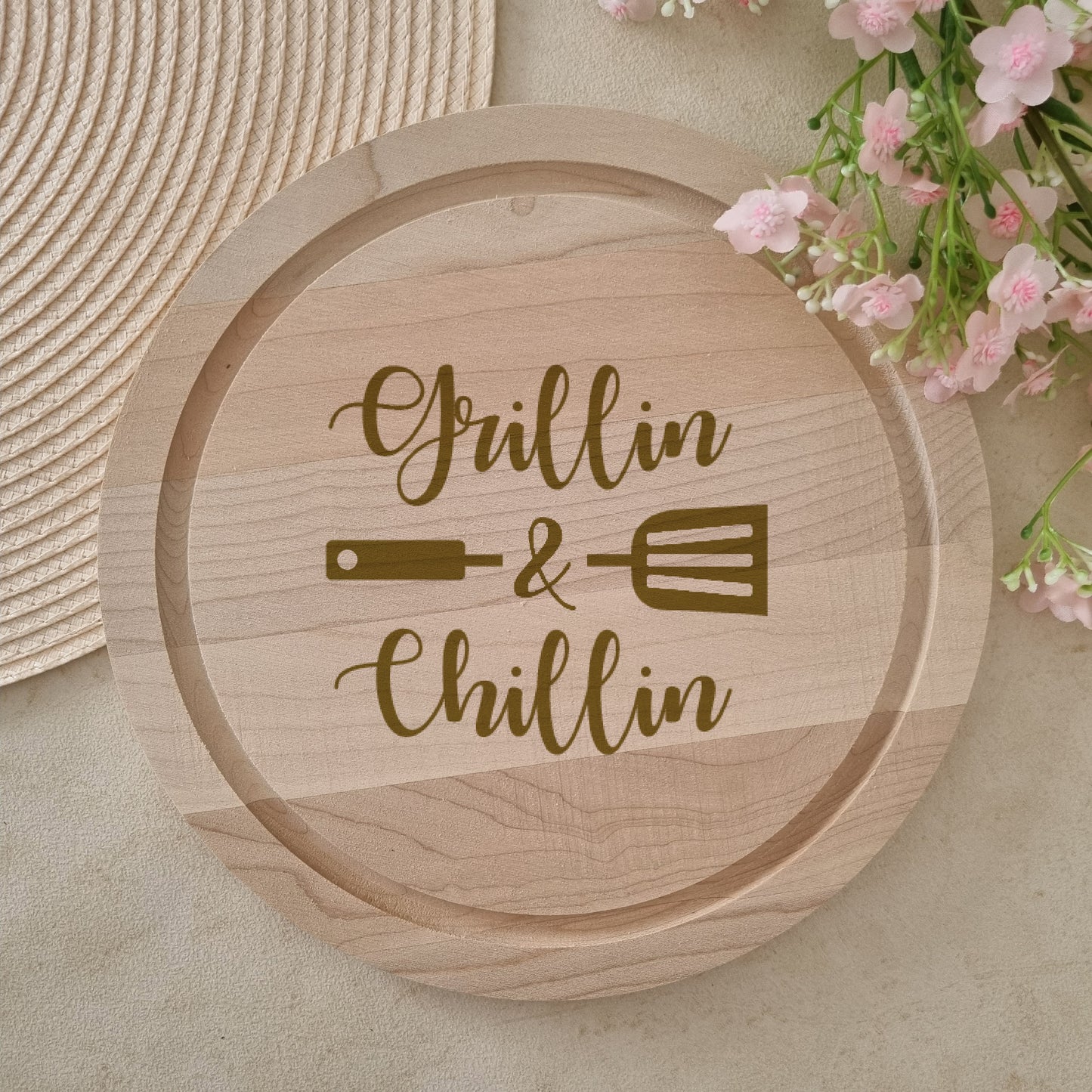 Snijplank - Grillin & Chillin