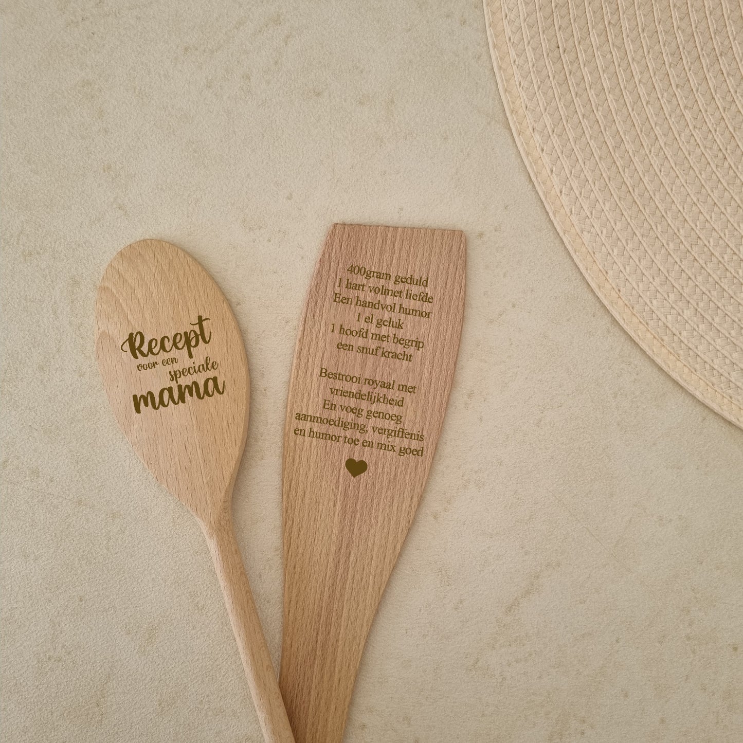 Pollepel/Spatel set - Recept