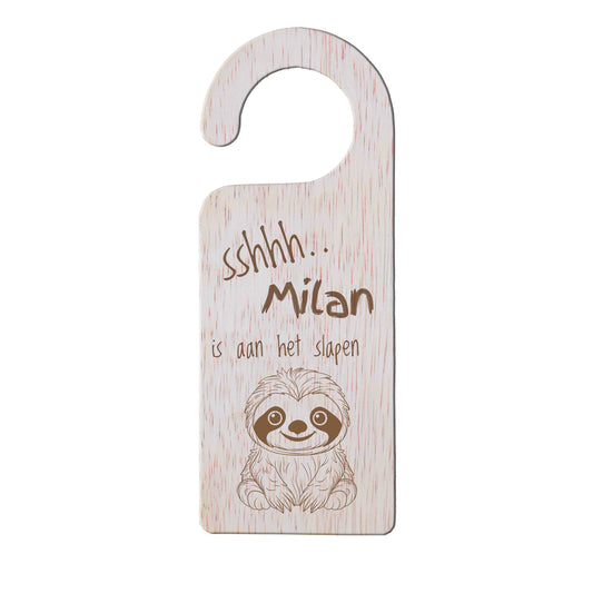 Deurhanger - Sssht .... aan het slapen