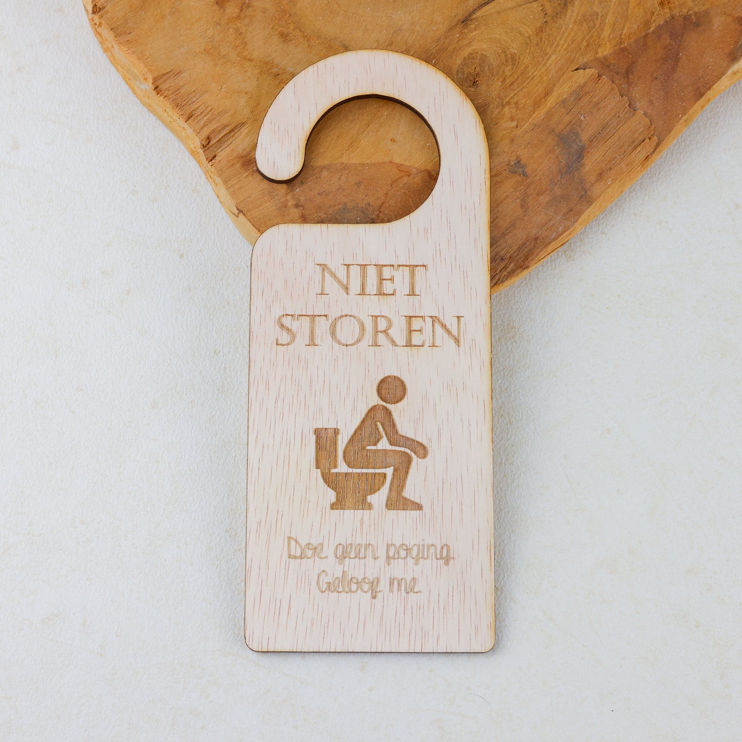 Deurhanger - Niet storen, doe geen poging. Geloof me.