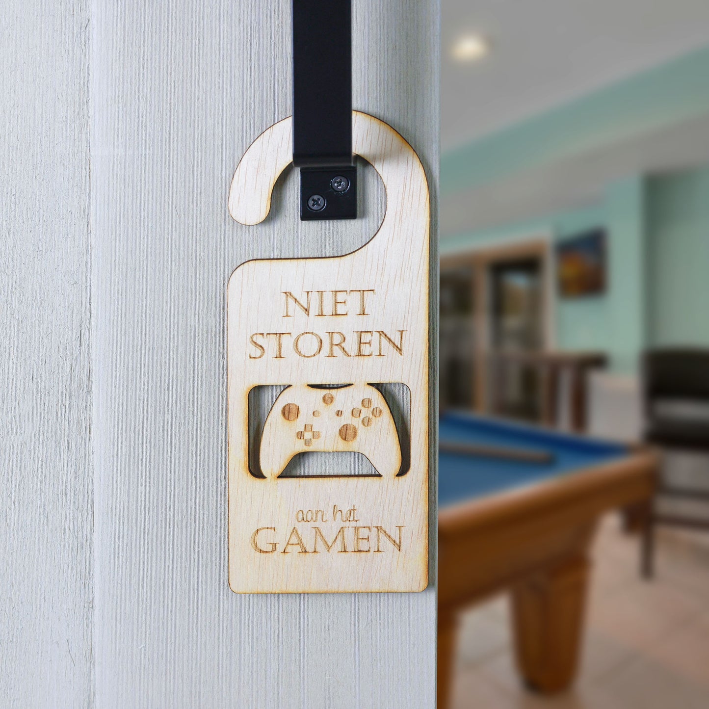 Deurhanger - Niet storen, aan het gamen.