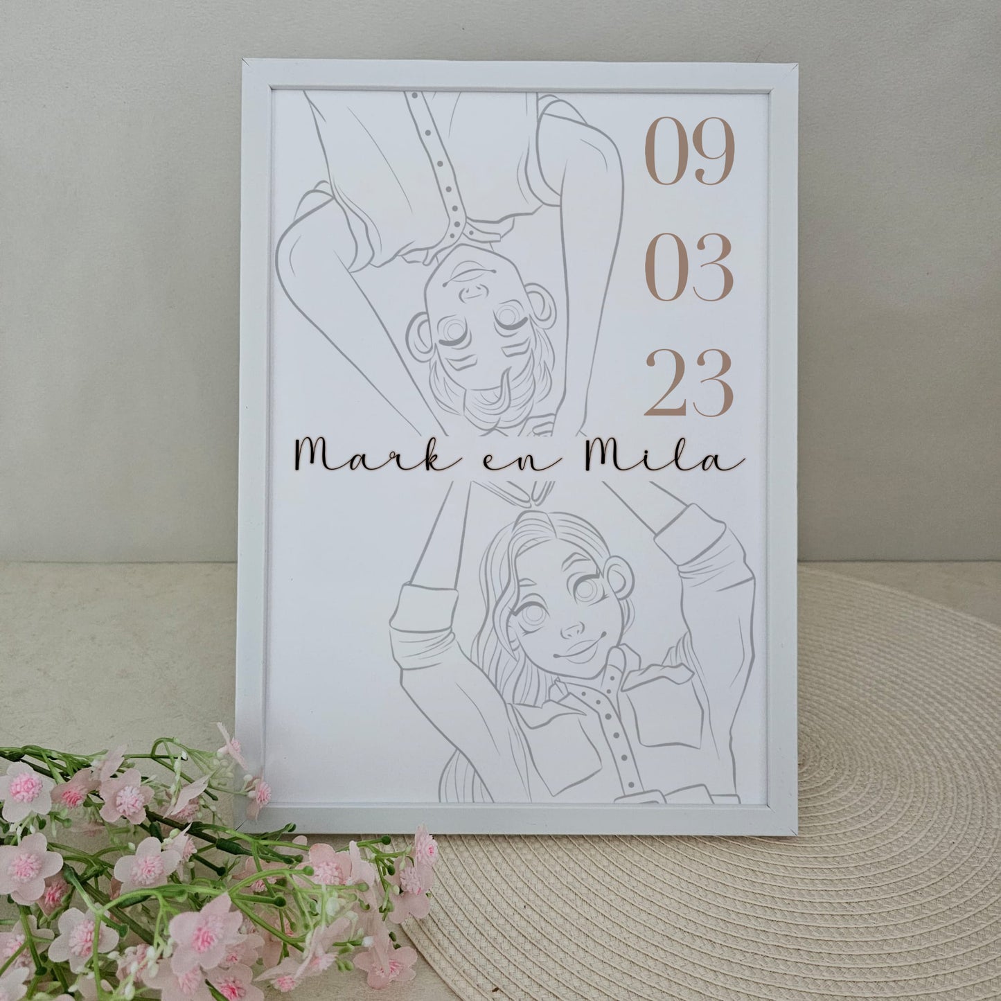 Trouwposter - Koppel