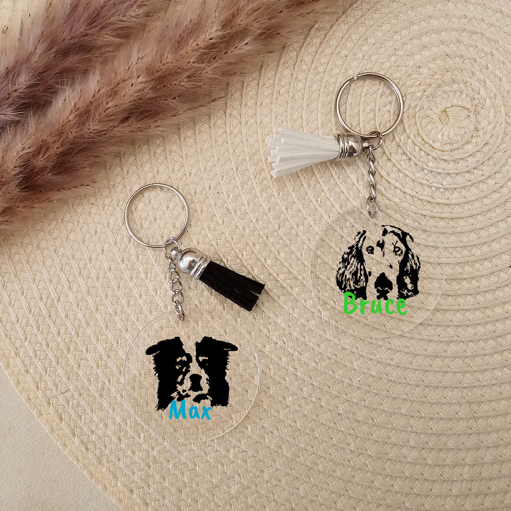 Sleutelhanger Plexiglas - Honden