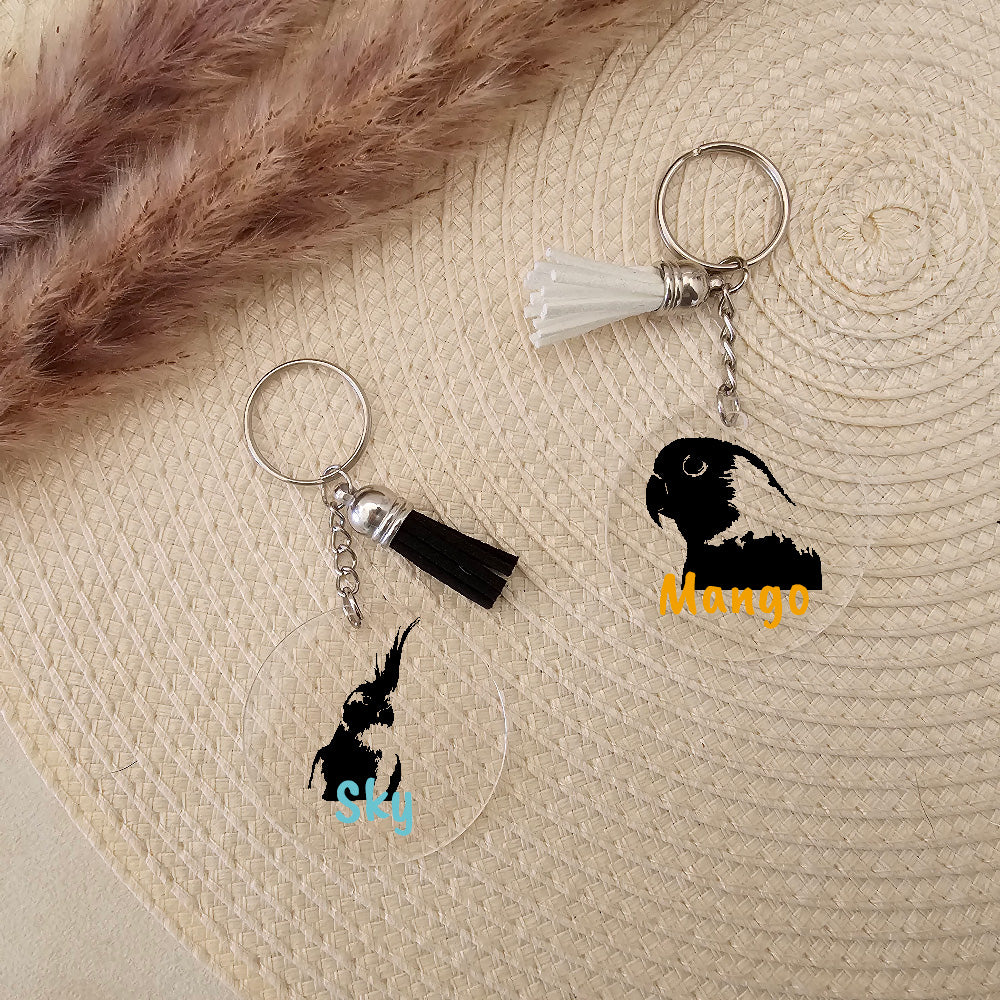 Sleutelhanger Plexiglas - Vogels