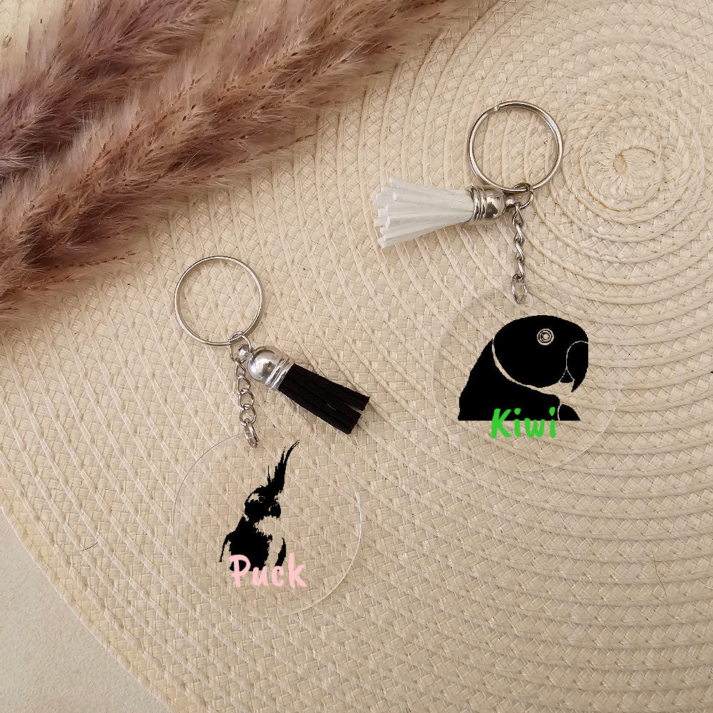 Sleutelhanger Plexiglas - Vogels