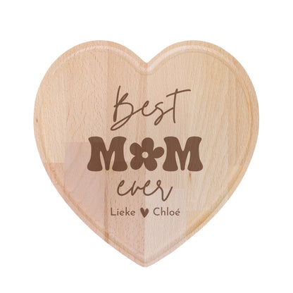 Snijplank hart - Best mom ever