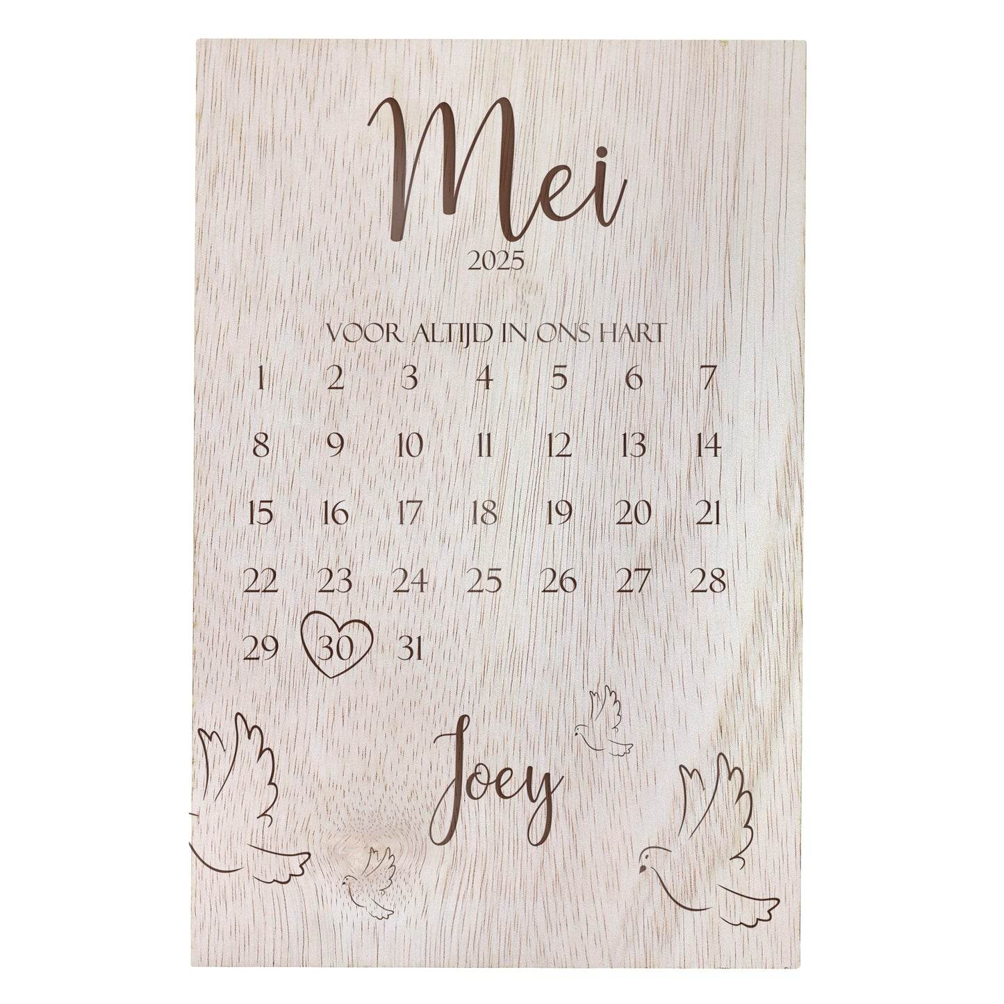 Kalender - Condoleance