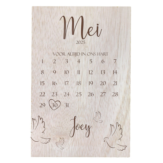 Kalender - Condoleance