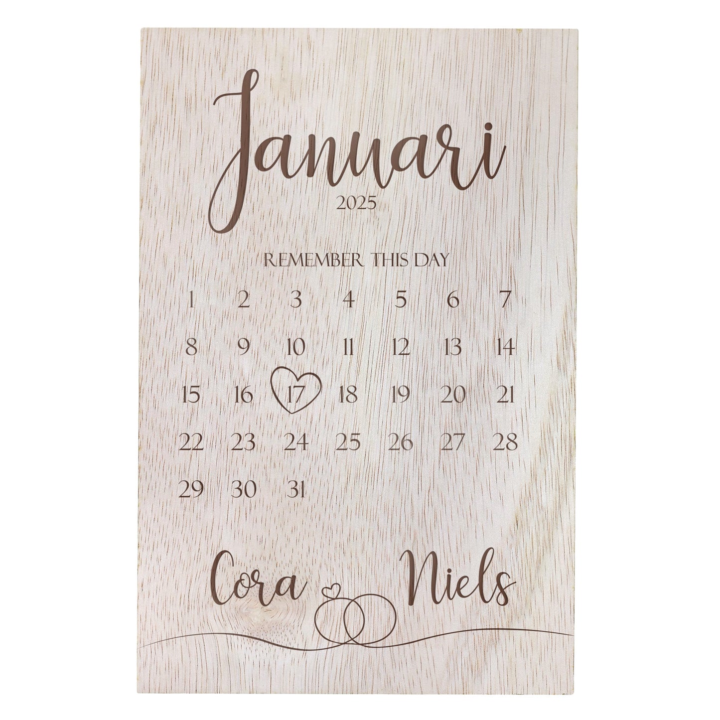 Kalender - Huwelijk