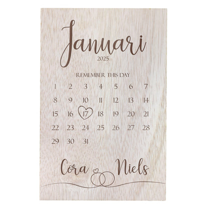 Kalender - Huwelijk
