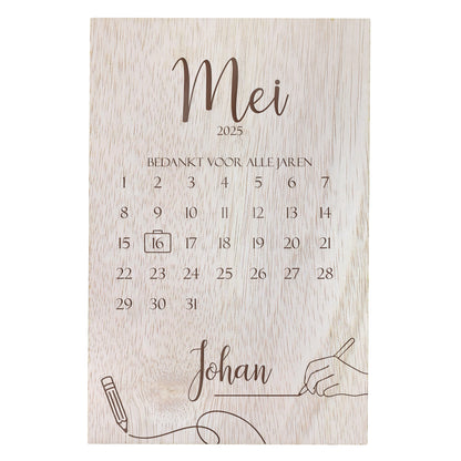 Kalender - Pensioen