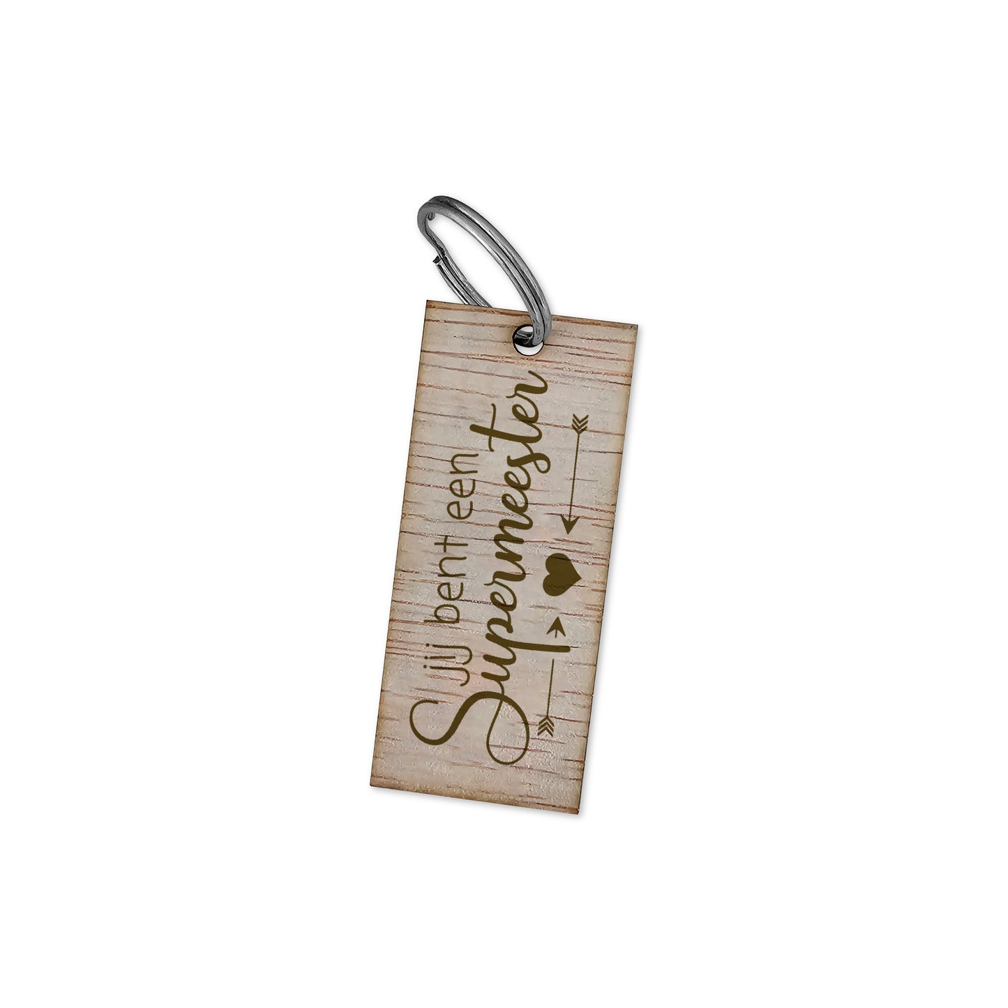 Sleutelhanger quote - Supermeester