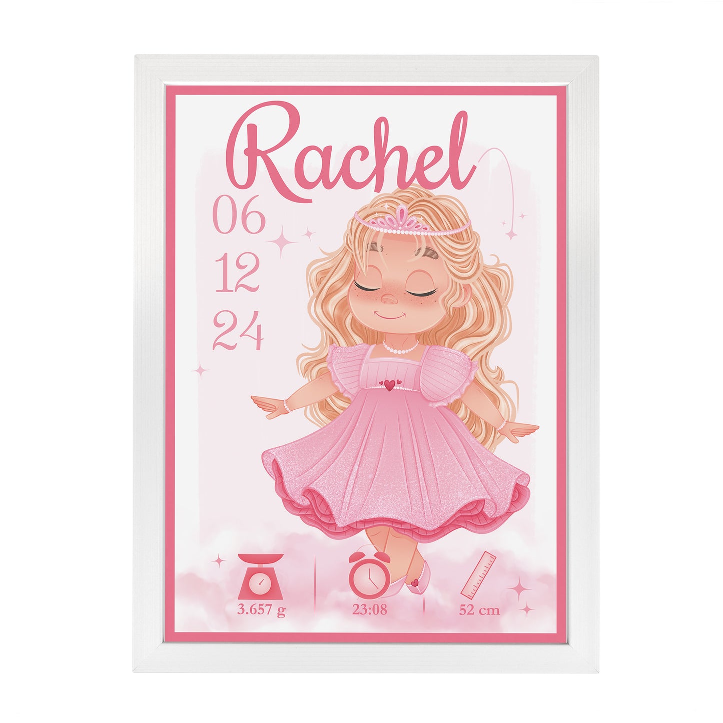 Geboorteposter - Prinses