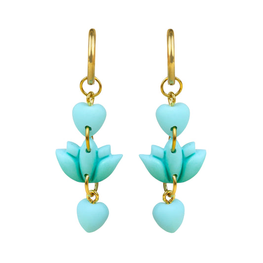 Lotus Love Oorbellen
