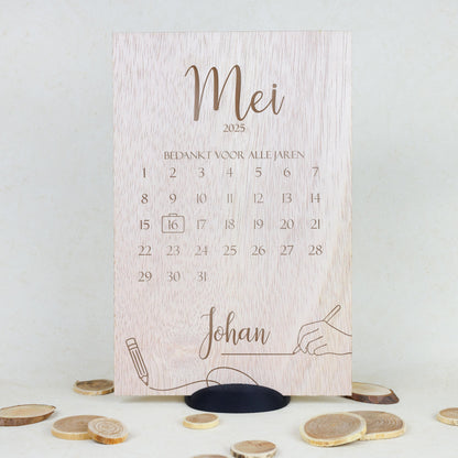 Kalender - Pensioen