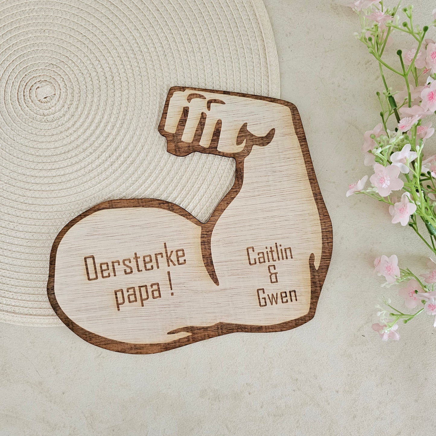 Houten spierbal
