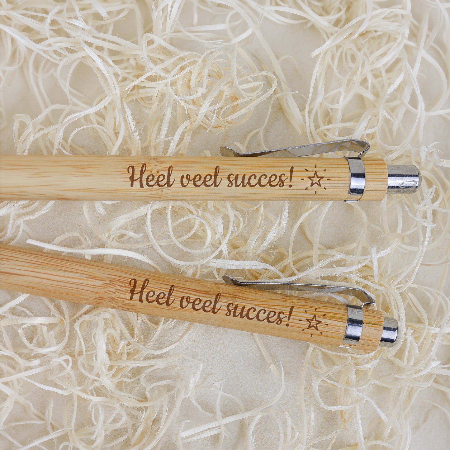 Bamboe Set: Pen + Potlood - Succes