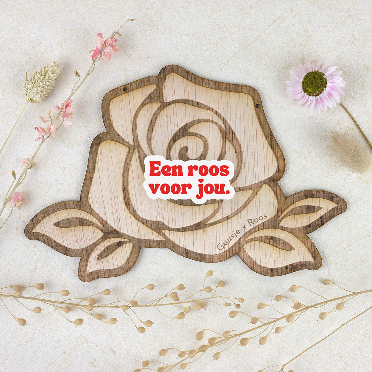 Houten Roos