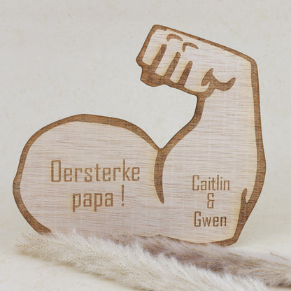 Houten spierbal