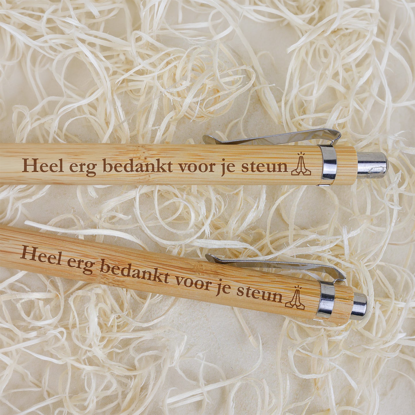 Bamboe Set: Pen + Potlood - Bedankt