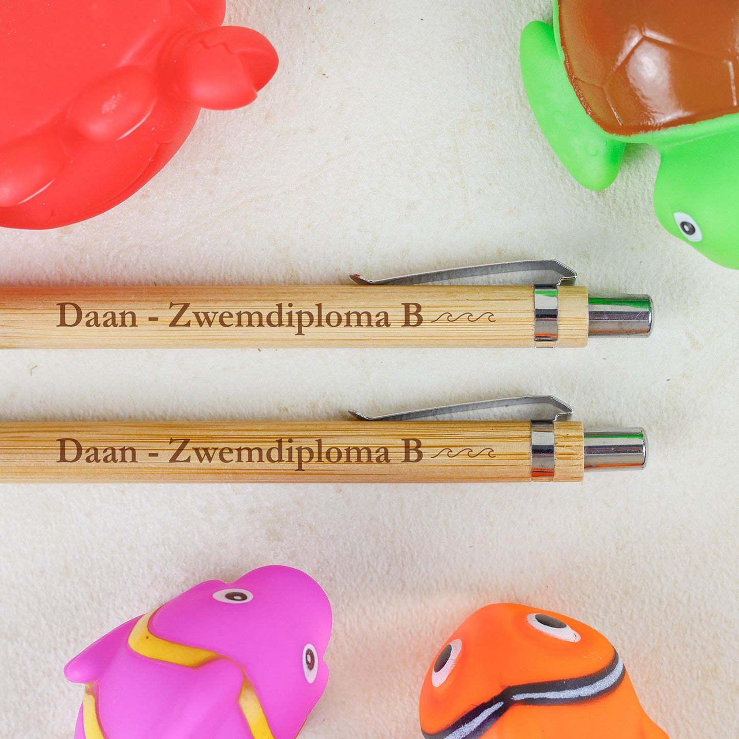 Bamboe Set: Pen + Potlood - Zwemdiploma