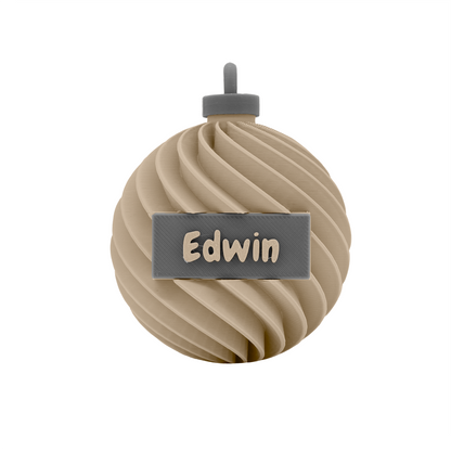 3D Kerstbal - Twist