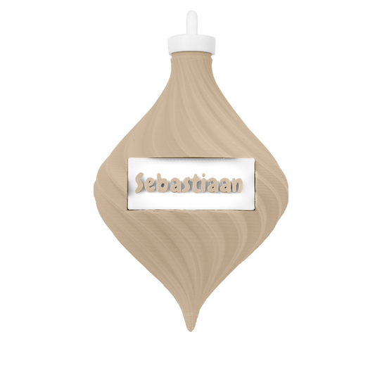 3D Kerstbal - Druppel Twist