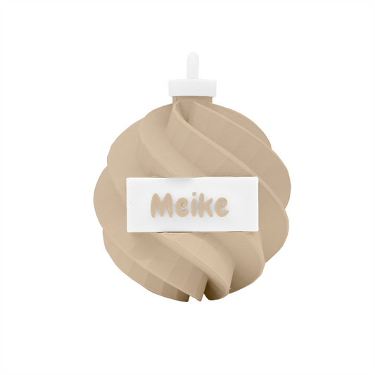 3D Kerstbal - XL Twist