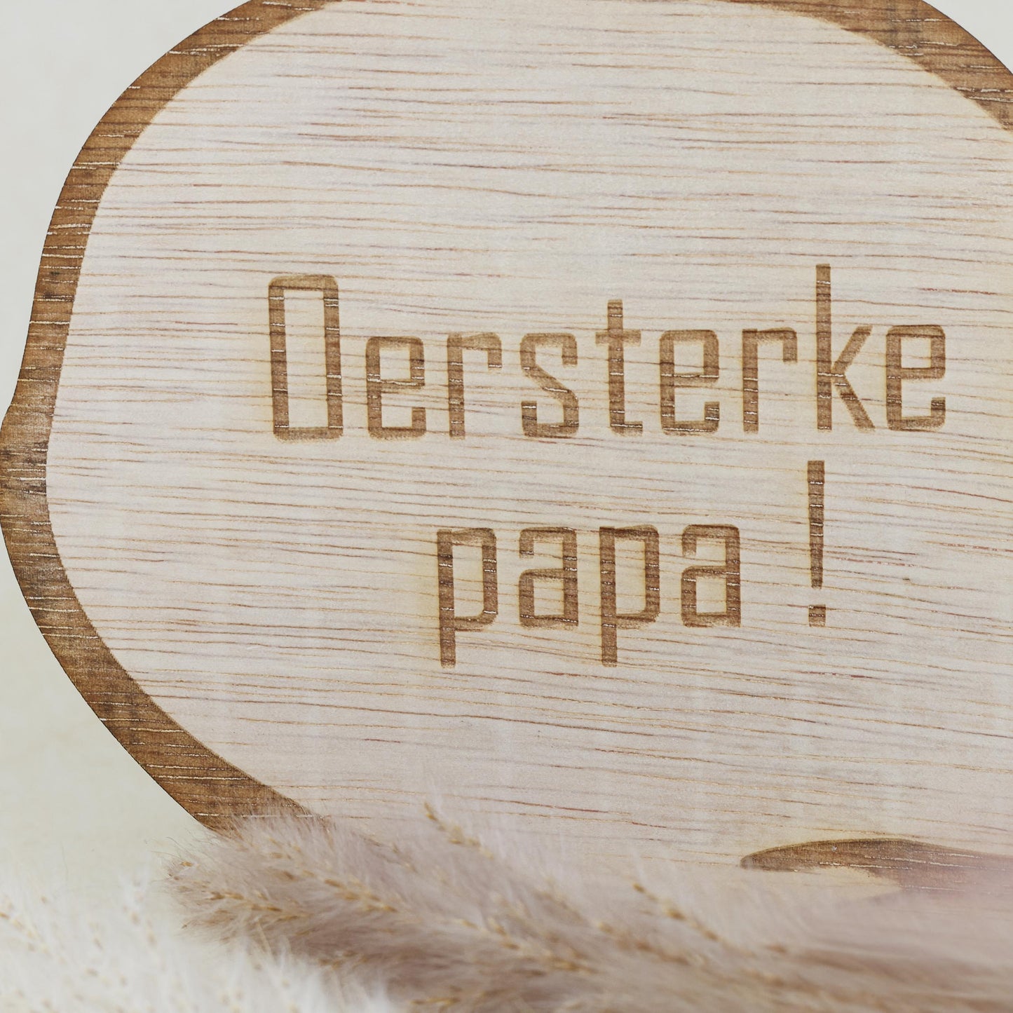 Houten spierbal