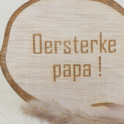Houten spierbal