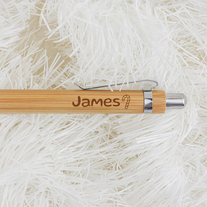 Bamboe Potlood - Naam Kerst-Editie