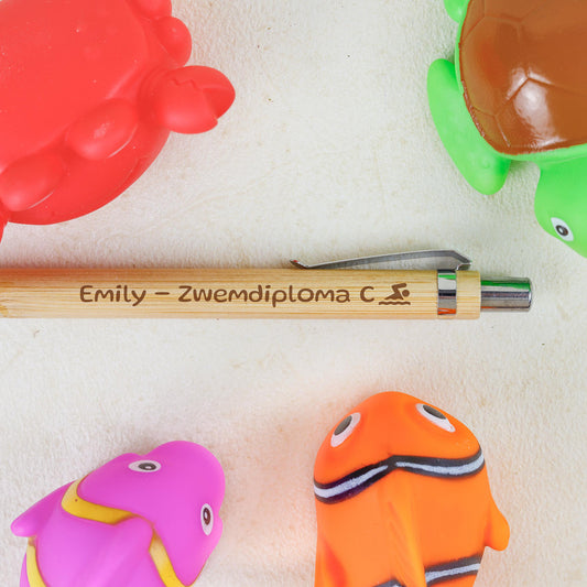 Bamboe potlood - Zwemdiploma