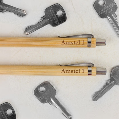 Bamboe Set: Pen + Potlood - Adres