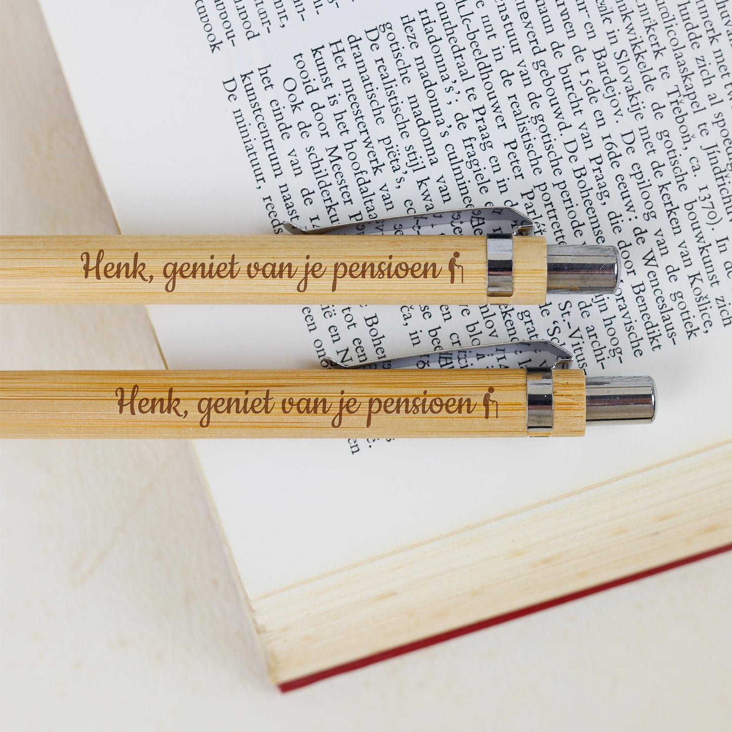 Bamboe Set: Pen + Potlood - Pensioen