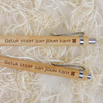 Bamboe Set: Pen + Potlood - Succes