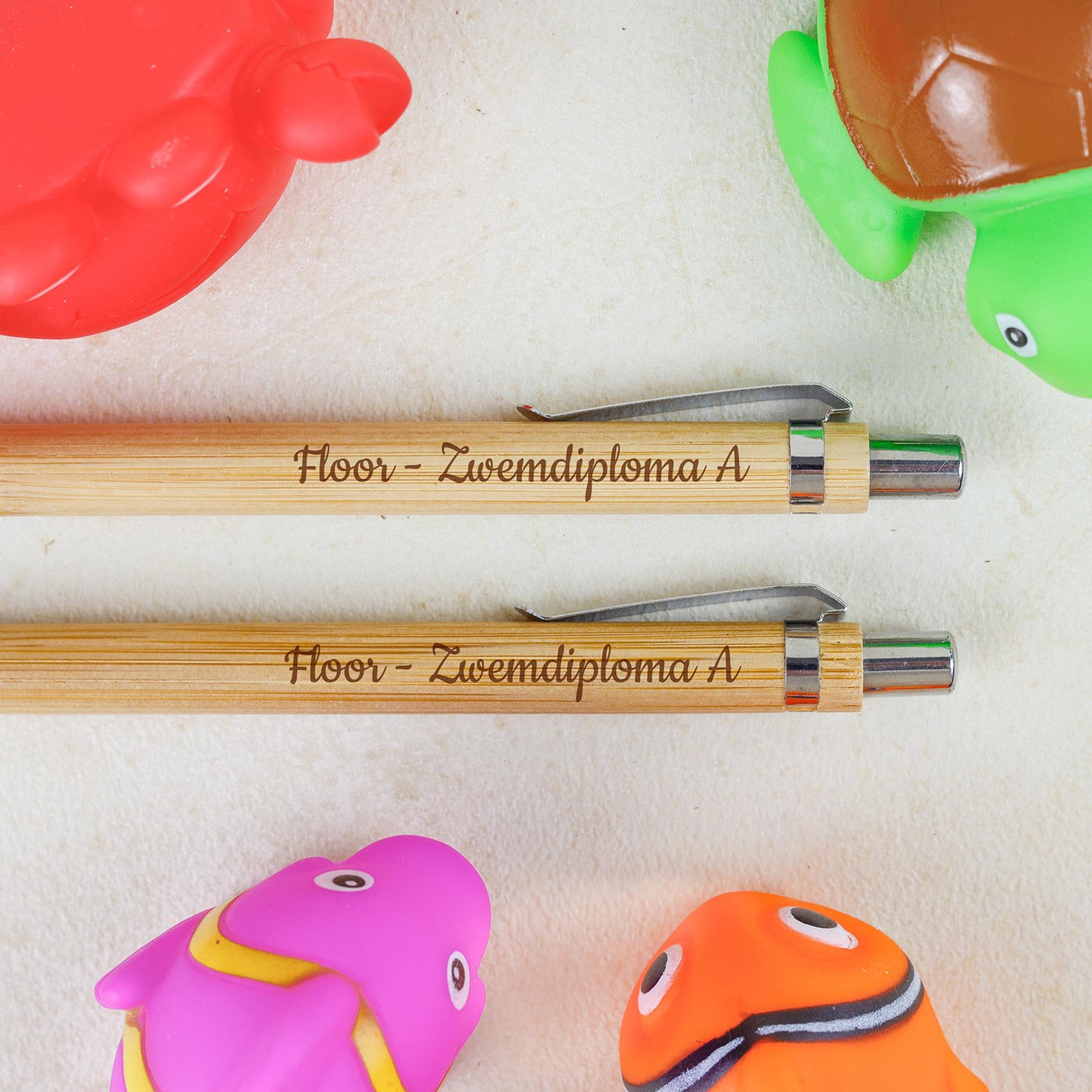 Bamboe Set: Pen + Potlood - Zwemdiploma