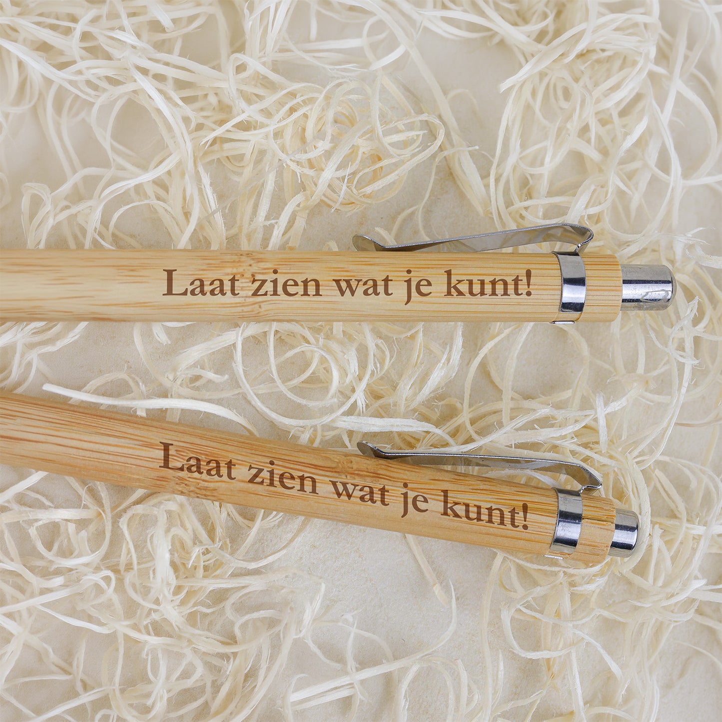 Bamboe Set: Pen + Potlood - Succes