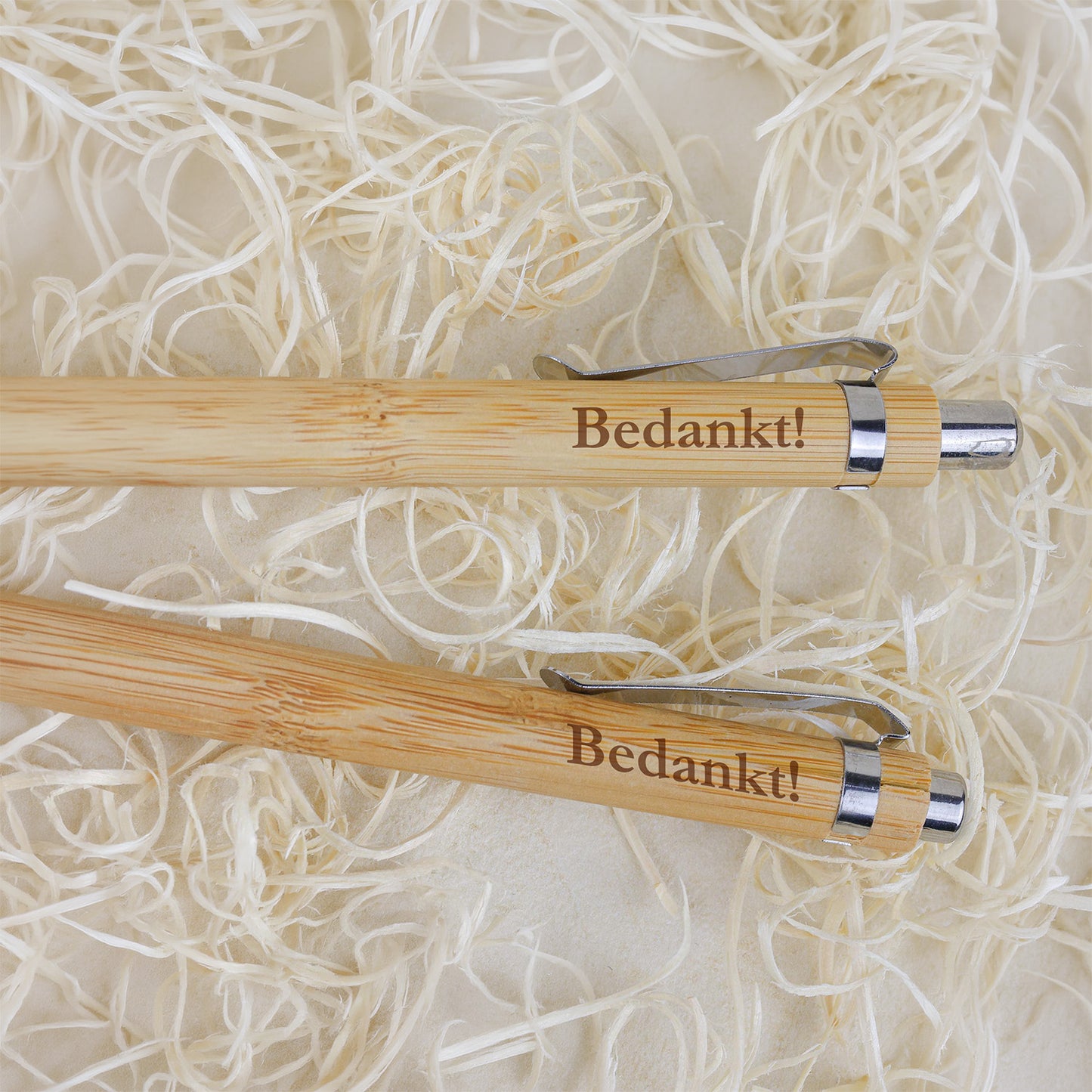 Bamboe Set: Pen + Potlood - Bedankt