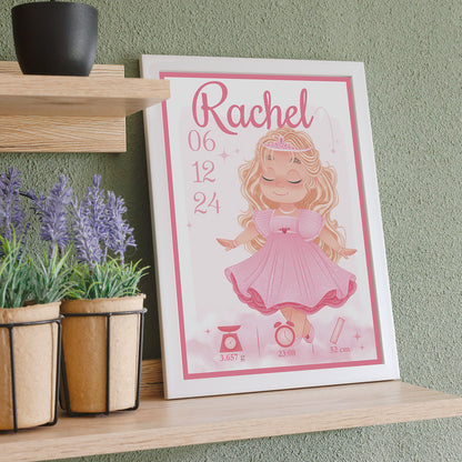 Geboorteposter - Prinses