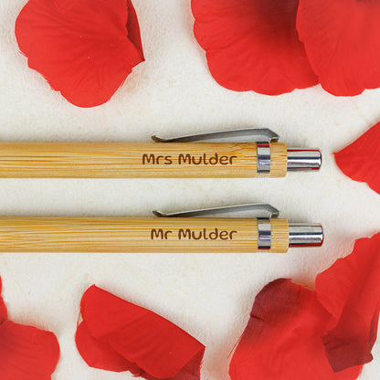 Bamboe Pennen - Mr(s) & Mr(s)