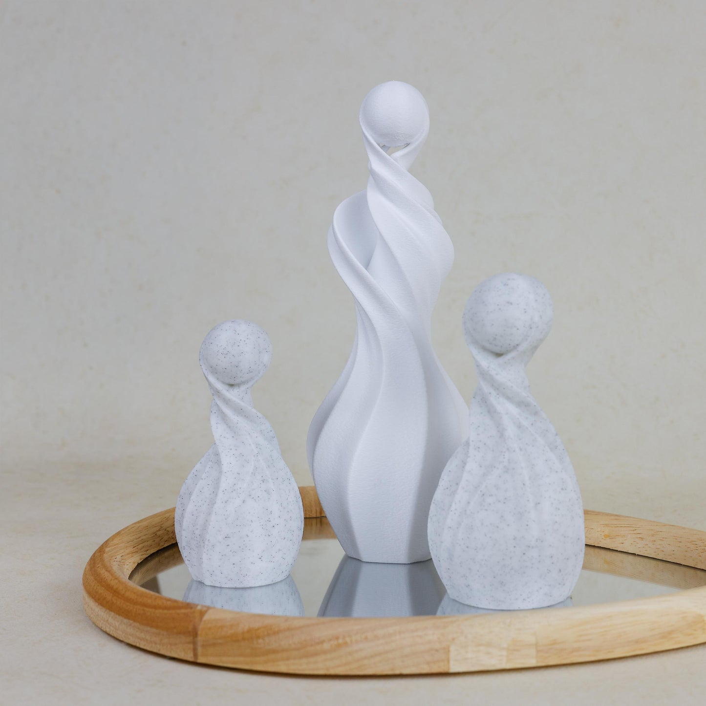 Gezinssculpturen - Grijs